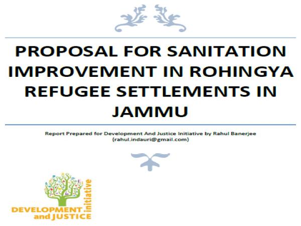Report for sanitation improvement in Rohingya Refugee Settlements in Jammu