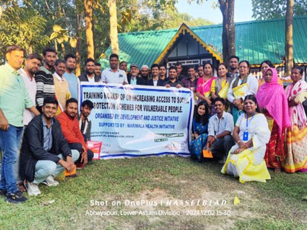 Day-long Training Workshop on Increasing Access to Social Protection Schemes for Vulnerable People Held by DAJI Assam